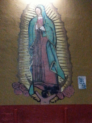 Virgin Mary Graffiti Art: Ingress portal
