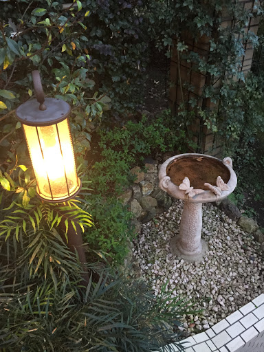 台で蝶々が休憩中 Ingress Portal